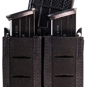 High Speed Gear 41TP02BK TACO Duty Double (2 Pistol/1 Rifle), Black Nylon with MOLLE Exterior, Fits MOLLE & 2" Belt
