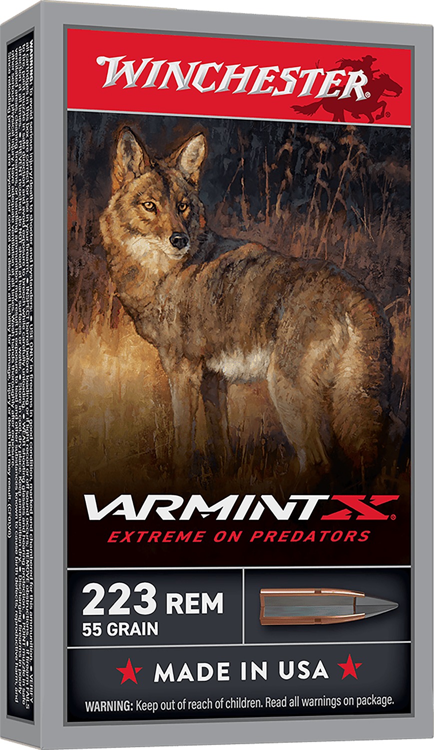 Winchester Ammo X22250PXP Varmint X 22-250Rem 55gr Extreme Point 20 Per Box/10 Case
