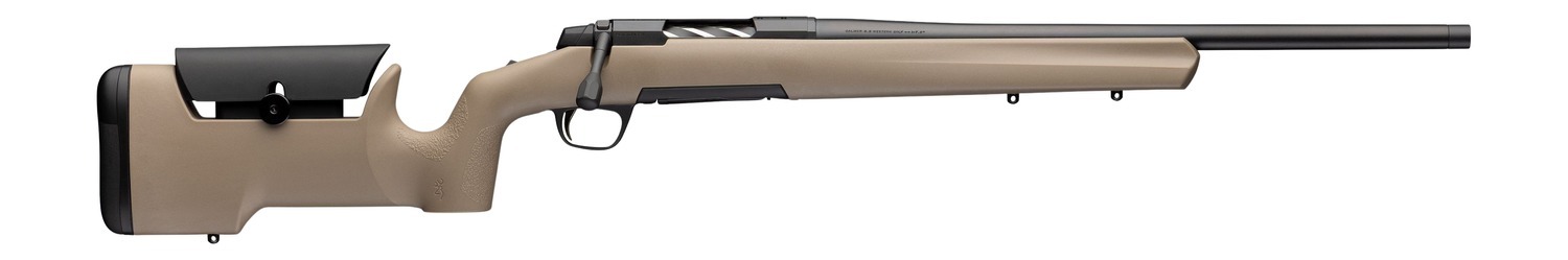 Browning 036121299 X-Bolt 2 Special Max LR SPR Full Size 6.8 Western 3+1 20" Matte Black Heavy Sporter Threaded Barrel, Matte Black Steel Drilled & Tapped Receiver, Flat Dark Earth/Black Adjustable Ma