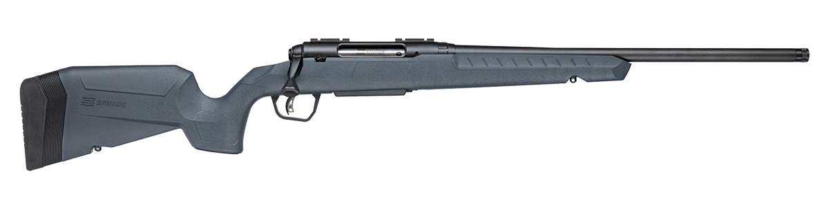 Savage Arms 33132 Axis 2 25-06 Rem 4+1 20" Matte Black Carbon Steel Threaded Barrel, Drilled & Tapped Receiver, Gray Fixed w/Pistol Grip Synthetic Stock, Right Hand