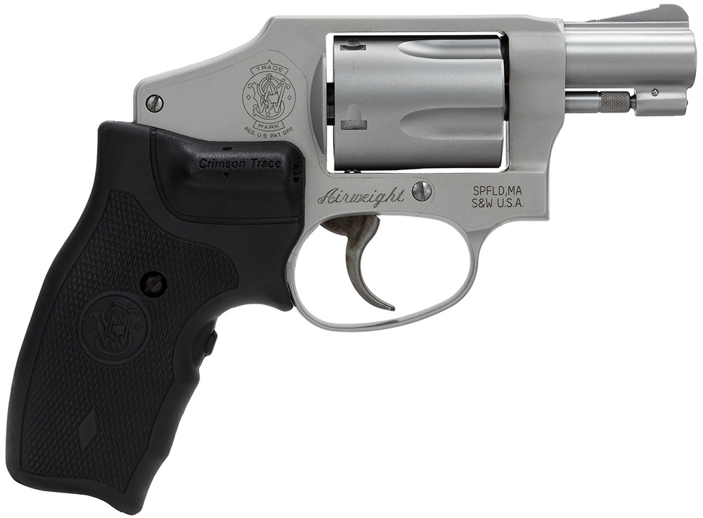 Smith & Wesson Model 642 Airweight .38 Special +P 1.88" Crimson Trace Lasergrip 5-Round