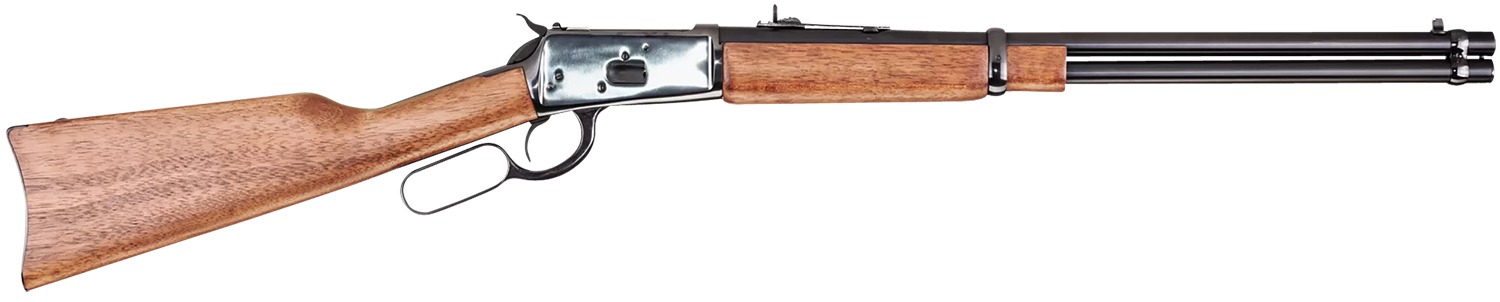 Rossi 920442013 R92 Carbine 44 Rem Mag 10+1 20" Polished Black Oxide Steel Barrel & Receiver, Hardwood Fixed Stock, Right Hand