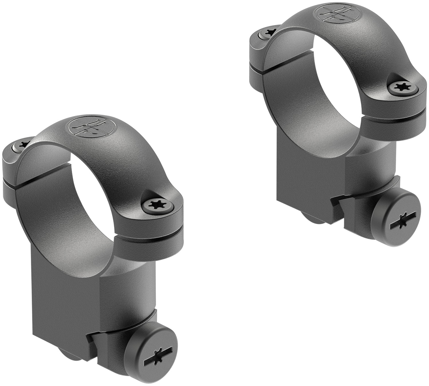 Leupold 49952 Ringmounts Matte Black Ruger M77 1" High