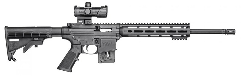 Smith & Wesson M&P15-22 Sport .22 LR 16.5" Red/Green Dot Optic 10-Round