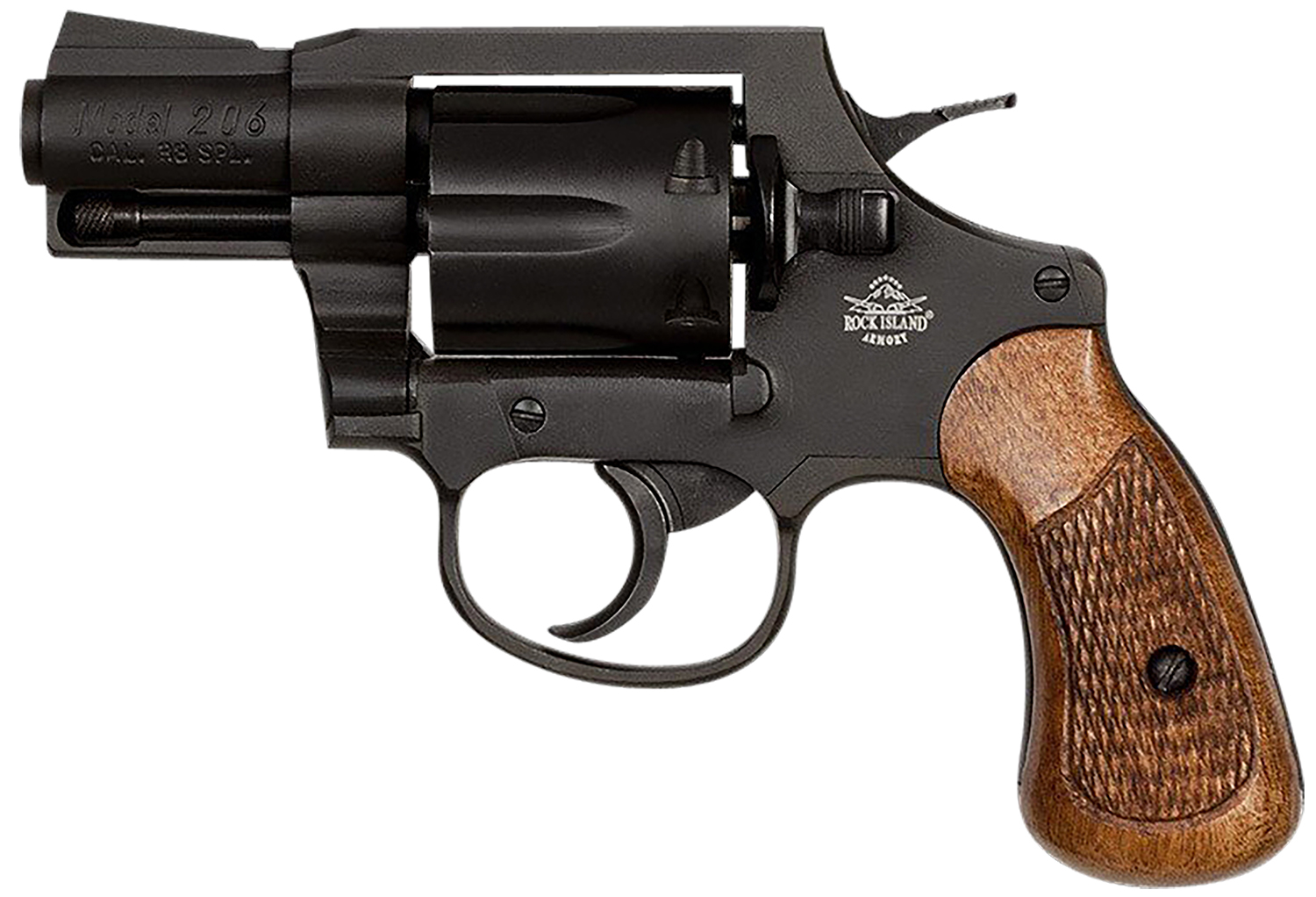 ROCK ISLAND ARMORY M206 REVOLVER 38SPC PRKZD 2"
