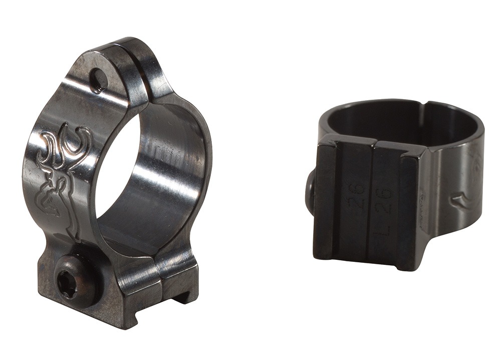Browning 12345 Scope Rings Matte Black Browning A-Bolt/BAR/BLR/X-Bolt 1" High