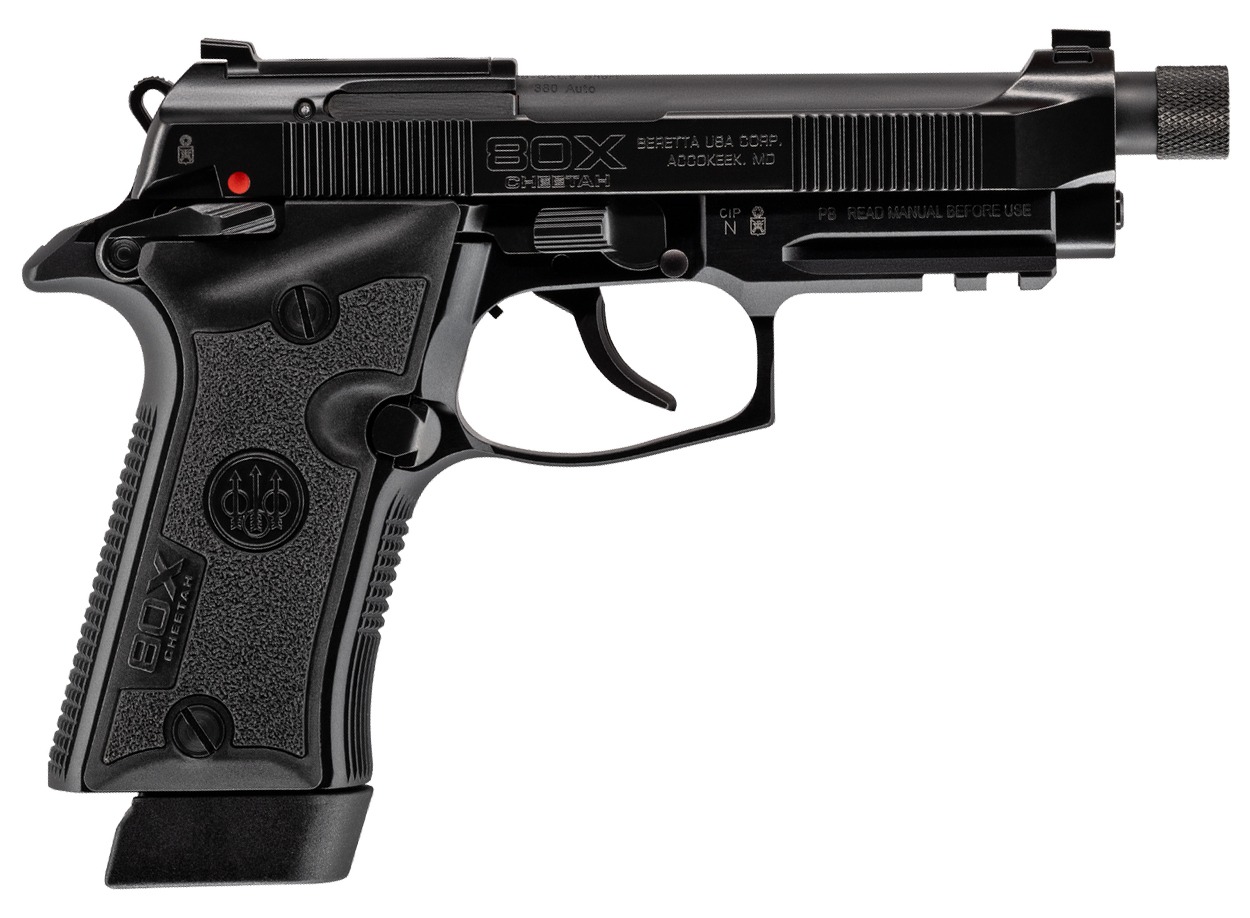 Beretta 80X Cheetah Tactical Urban .380 ACP 4.4" 15-Round Optics-Ready Pistol