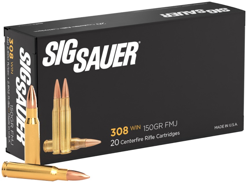 SIG AMMO 308WIN 150GR ELITE BALL FMJ 20/10