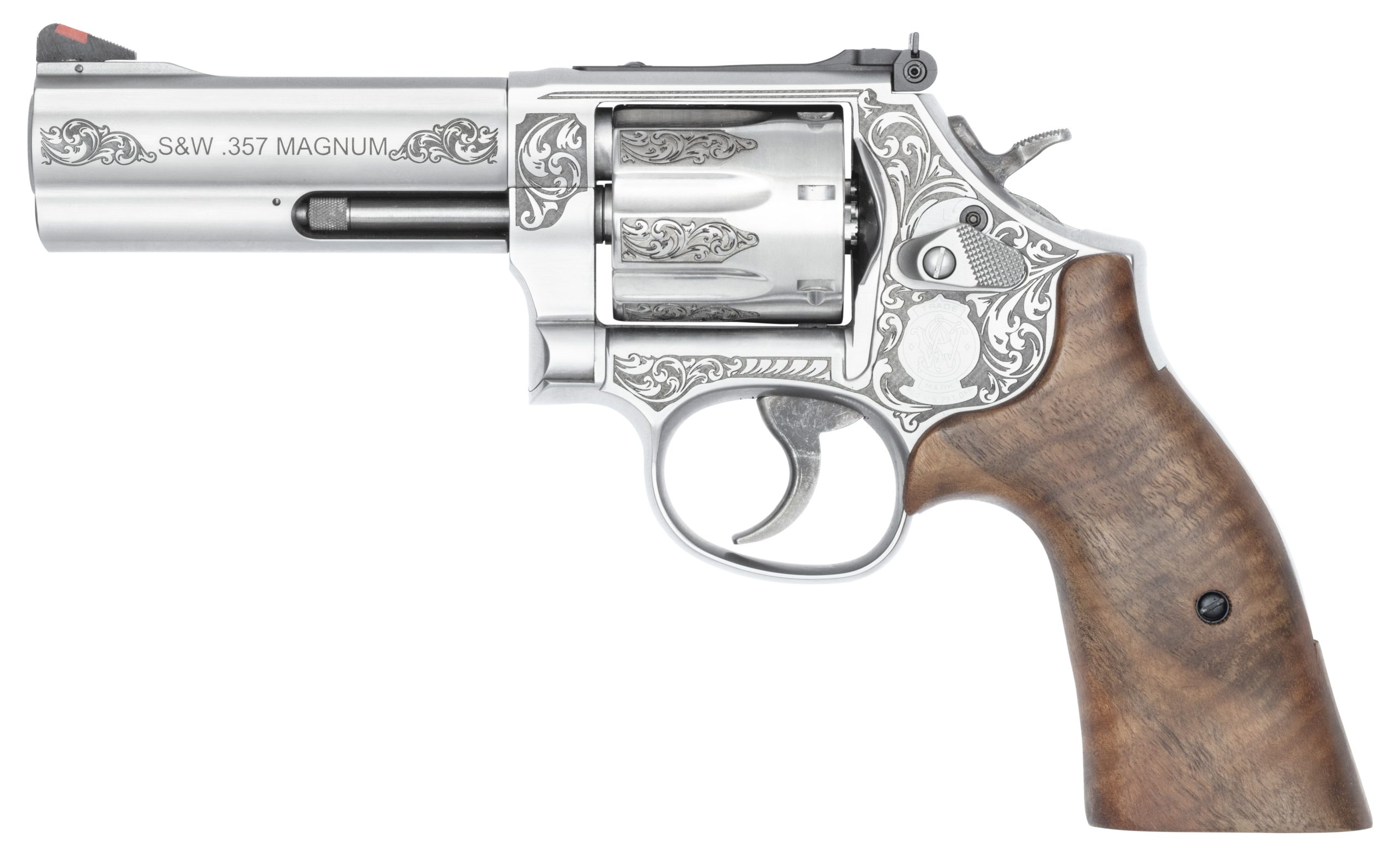 SW 686 PLUS 357MAG 4.13 ENGRAVED SS 7RD