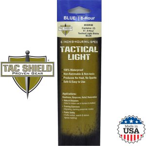 Tactical 8 Hour Light Stick 2 Pack Blue 6 inch