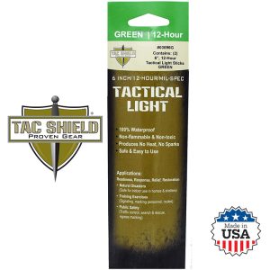 Tactical 12 Hour Light Stick 2 Pack Green 6 inch