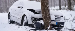 Car Stranded in Winter