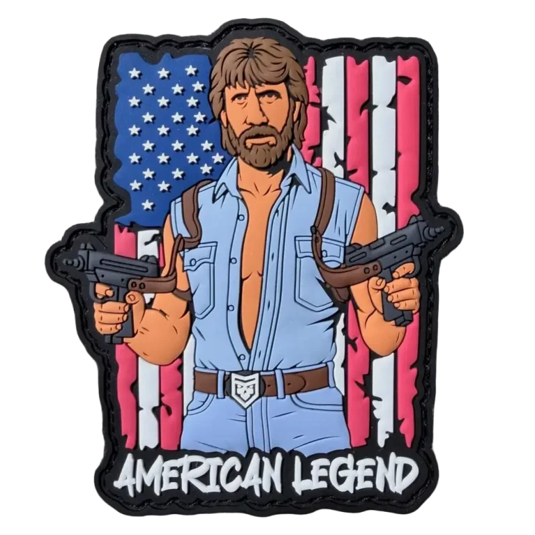 Chuck Norris American Legend PVC Patch