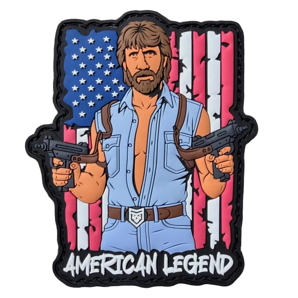 Chuck Norris American Legend PVC Patch