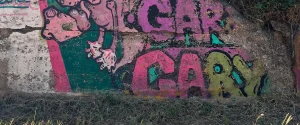 Gary Indiana power outage graffiti