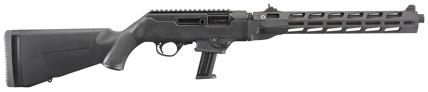 Ruger 19117 PC Carbine *CA Compliant 9mm Luger 10+1 16.12" Threaded/Fluted Barrel, Type III Hard Coat Anodized Aluminum Alloy Receiver, Synthetic Stock, M-Lok Accessory Slots, Optics Ready