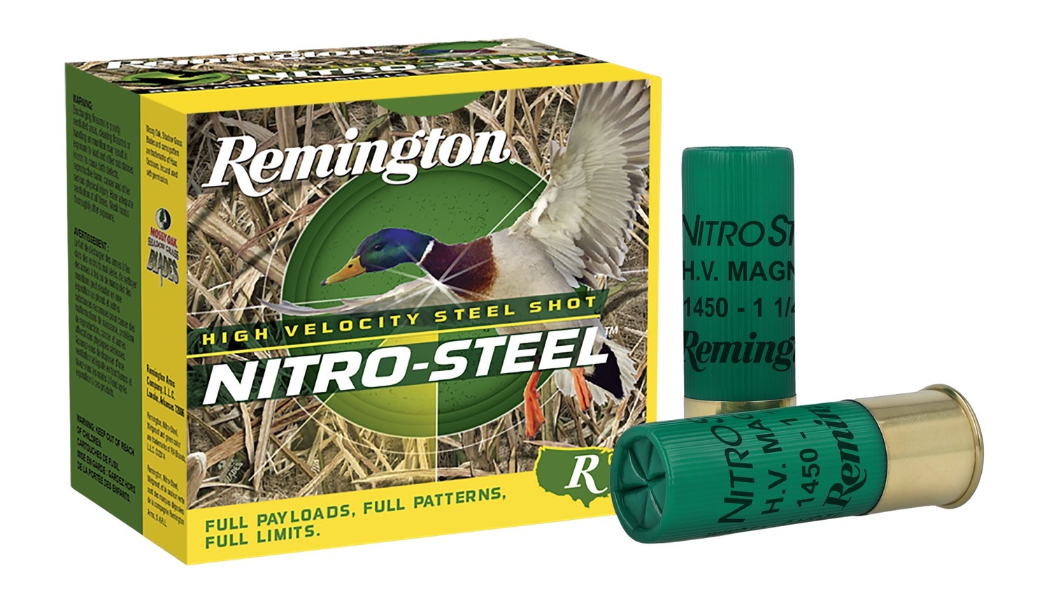 Remington Ammunition 20802 Nitro-Steel High Velocity 12Gauge 3" 1 1/4oz 4Shot 25 Per Box/10 Case