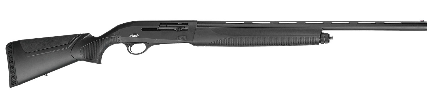 TriStar 20226 Raptor II Youth 20 Gauge Semi-Auto 3" 5+1 24" Black Vent Rib Steel Barrel & Receiver, Fixed Black Synthetic Stock