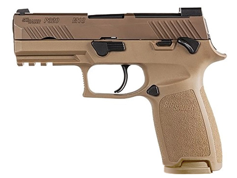 SIG SAUER P320-M18 9mm Coyote 10-Round Pistol