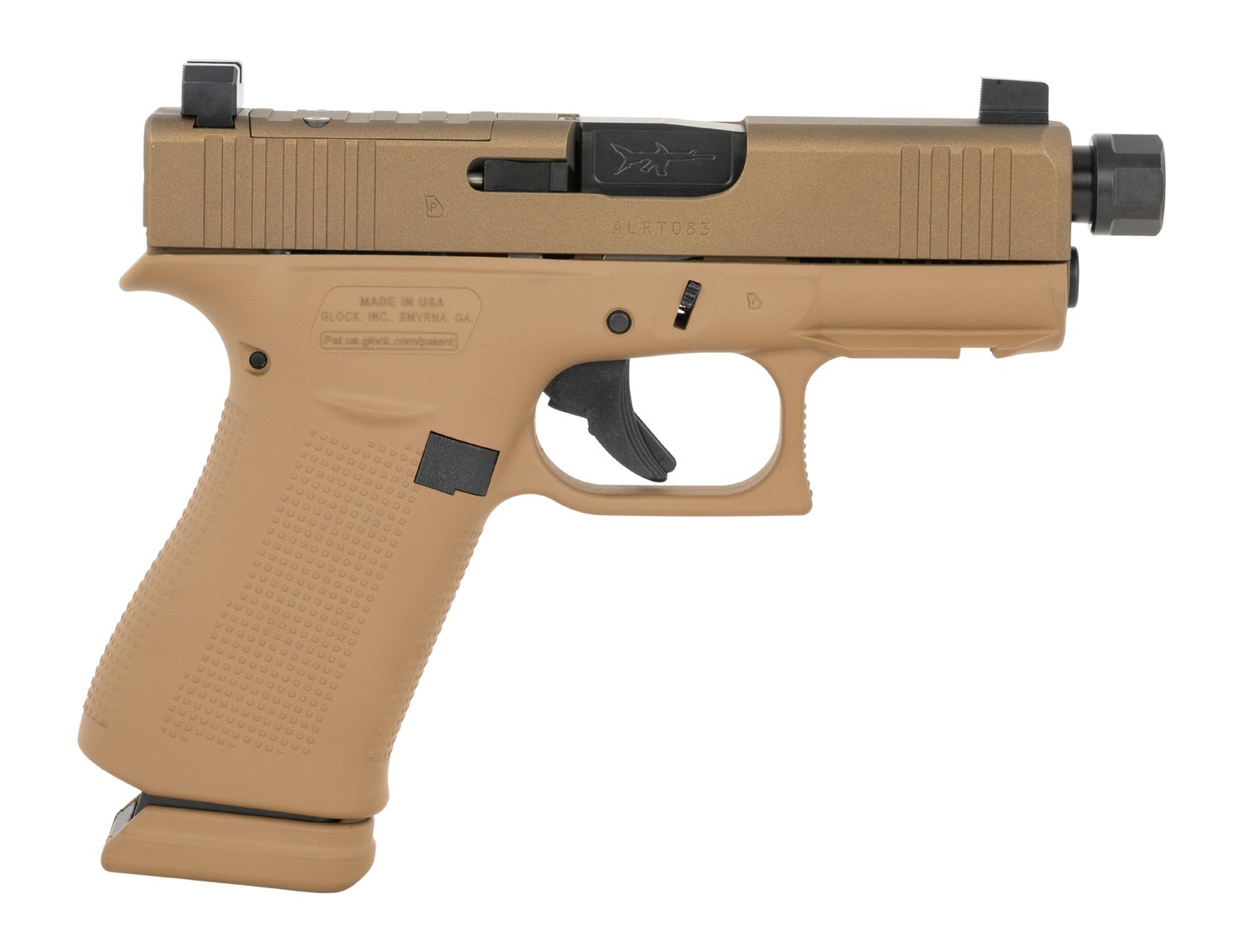 Glock UX4350204NR15ORBOPUPNS G43X 9mm Luger 15+1 3.41" Steel Serrated Slide Ambidextrous