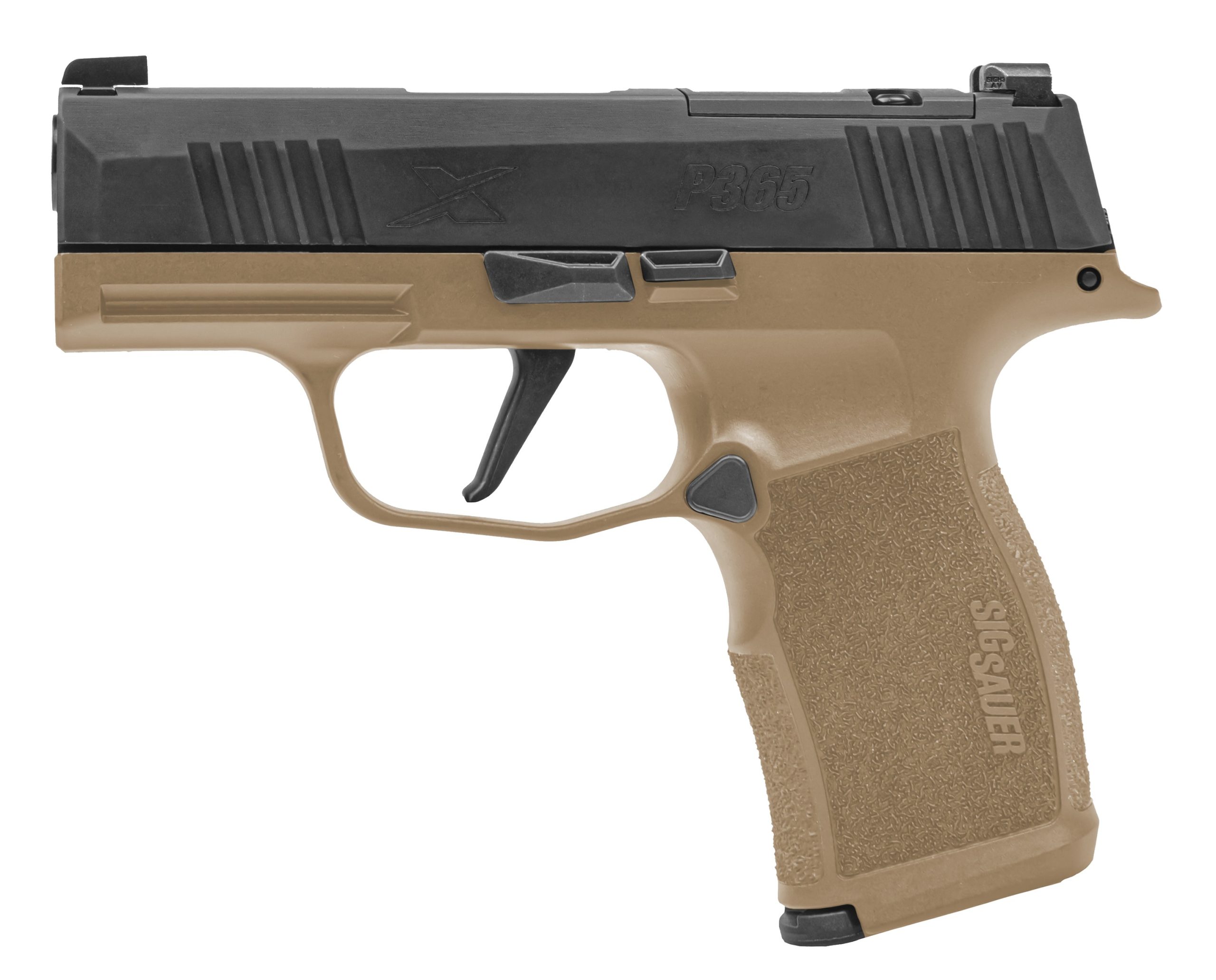 SIG SAUER P365X Coyote and Black 9mm optic-ready pistol