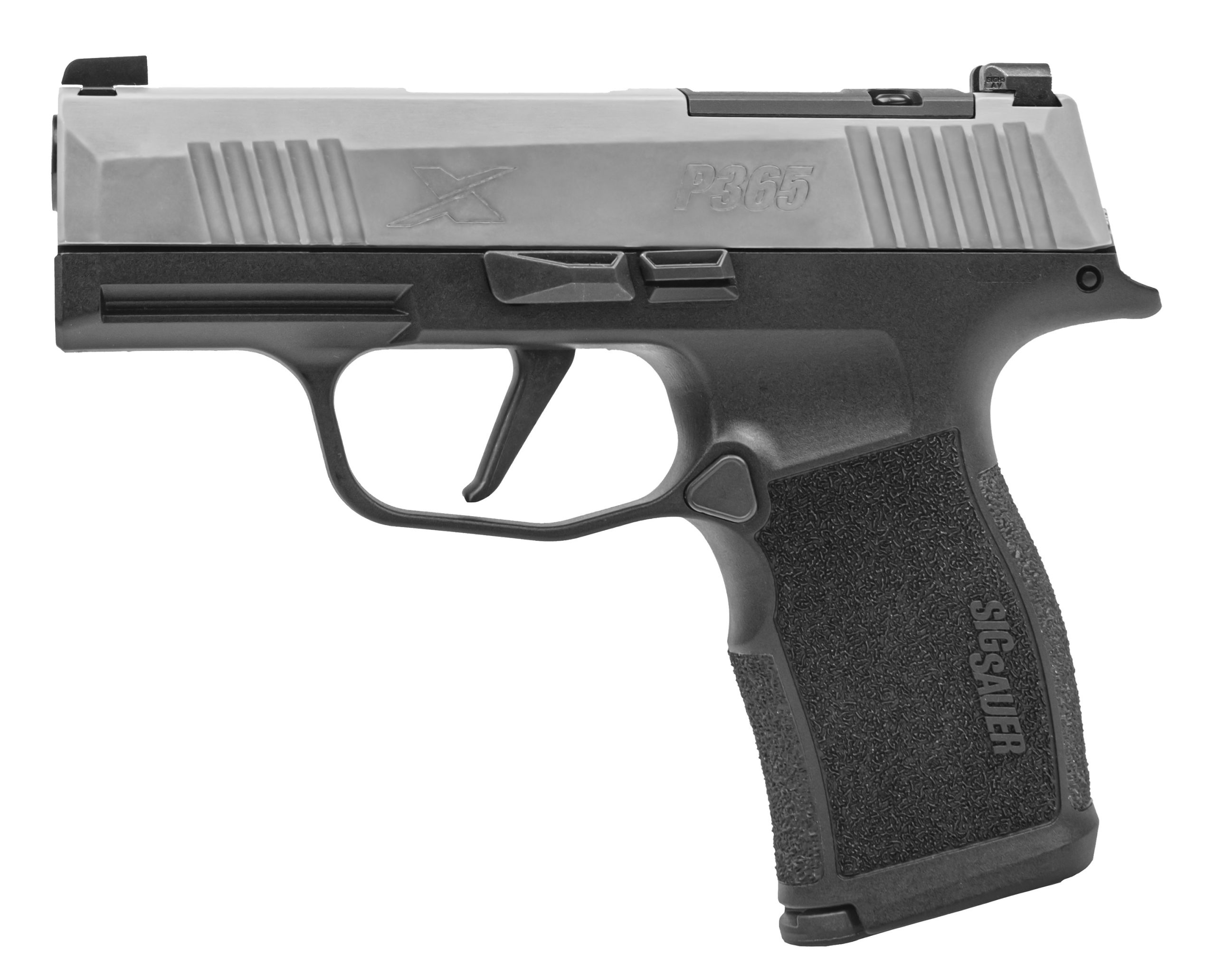 SIG SAUER P365X Stainless and Black 9mm optic-ready pistol