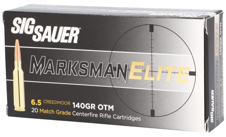 SIG SAUER Elite Match Grade 6.5 Creedmoor 140-Grain OTM Ammo