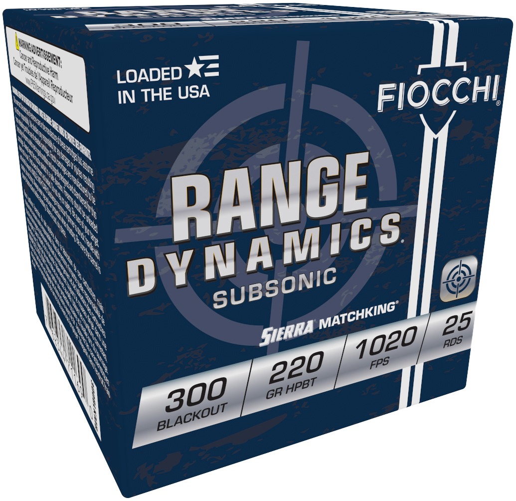 FIO RANGE 300BLK 220GR HPBT MK SUBSONIC 25/20