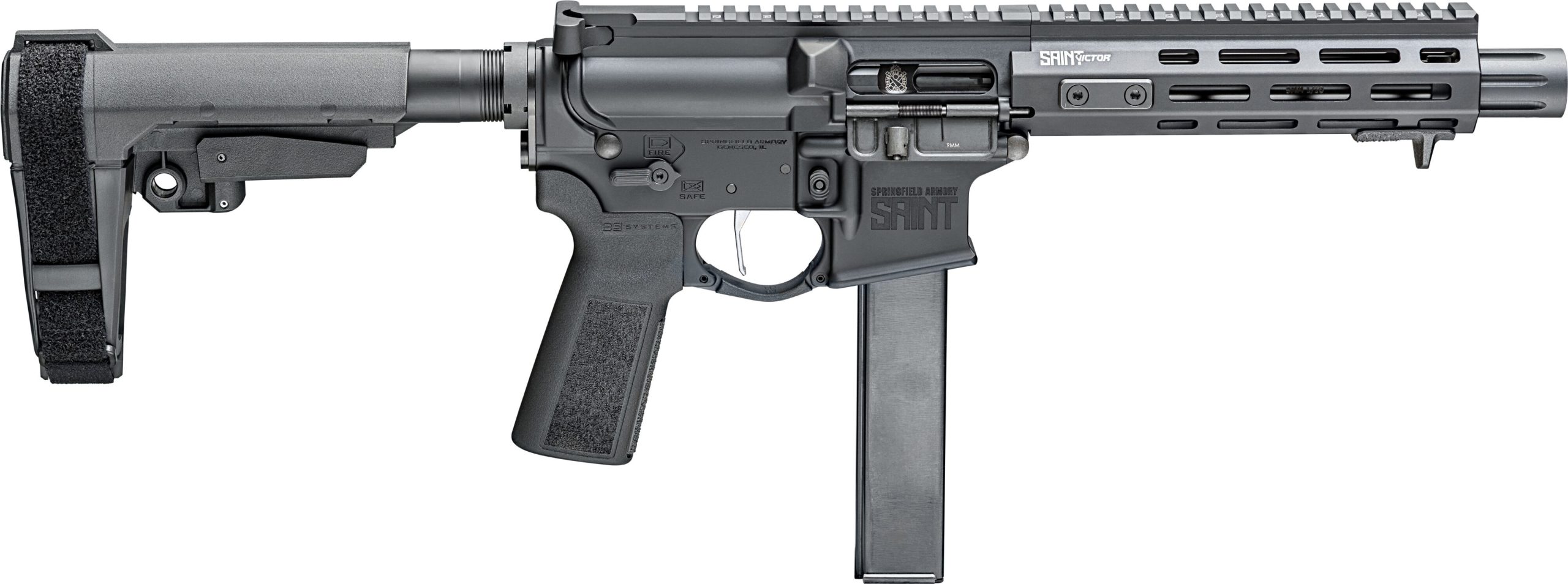 SPR SAINT VICTOR 9MM 8.5 SBT SB-A3 BLK 32RD