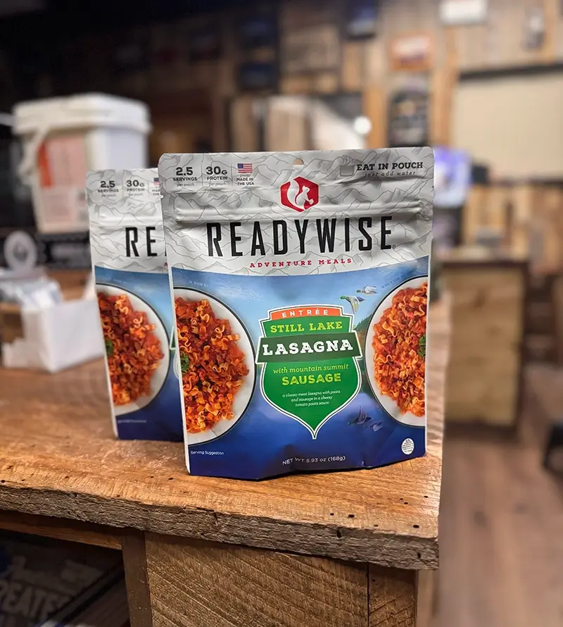readywise lasagna adventure meals ready-to-eat