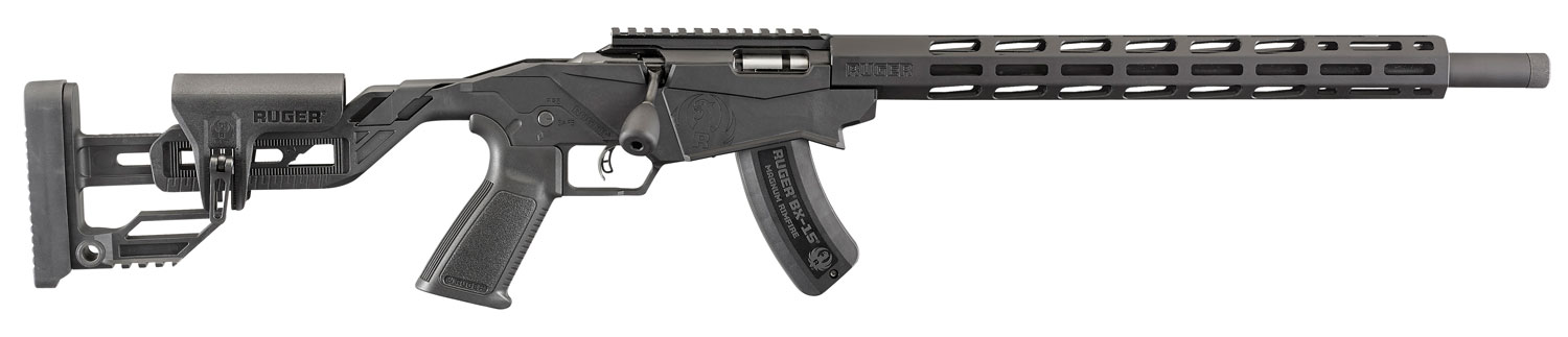 Ruger 8403 Precision Rimfire 17 HMR 9+1 18" Threaded 1137 Alloy Steel Barrel, Hard Coat Anodized Finish, Adjustable Quick-Fit Precision Stock, 0 MOA Picatinny Rail, Optics Ready