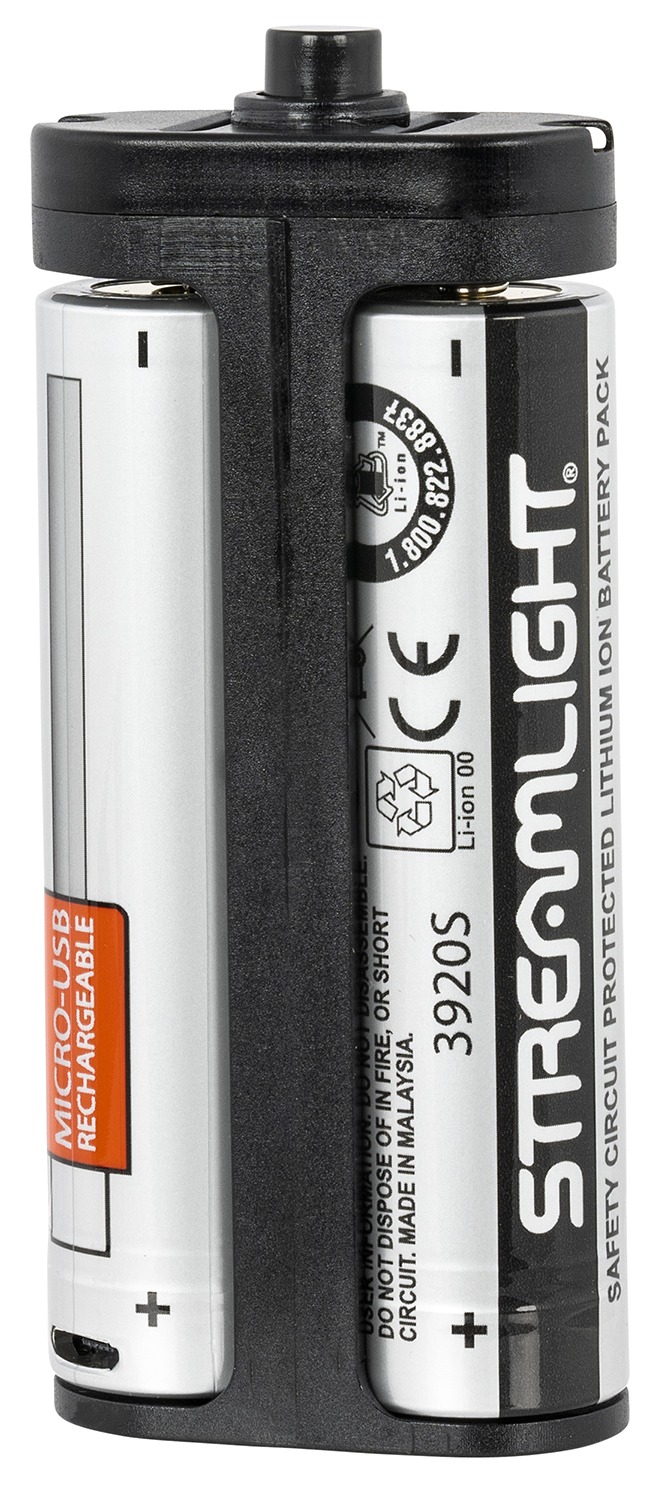 Streamlight 78105 Stinger 2020 Battery Pack Black/Silver 3.7 Volts 2,600 mAh (2) Single Pack