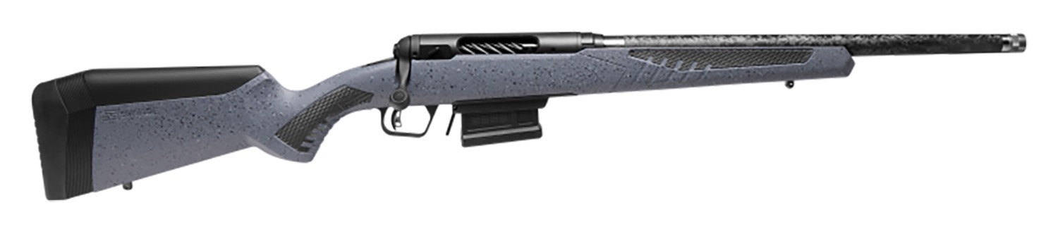 Savage Arms 57931 110 Carbon Predator 6mm ARC 18" Proof Research Carbon Fiber Barrel, Granite Stock with Black Rubber Cheek Piece & Grips