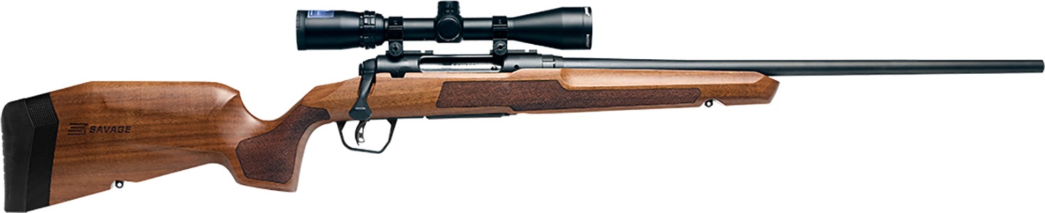 Savage Arms 32267 Axis 2 XP Combo 30-06 Springfield 4+1 22" Matte Black Sporter Barrel & Drilled & Tapped Carbon Steel Receiver, Ergonomic Hardwood Stock, Right Hand, Weaver 3-9x40mm Scope