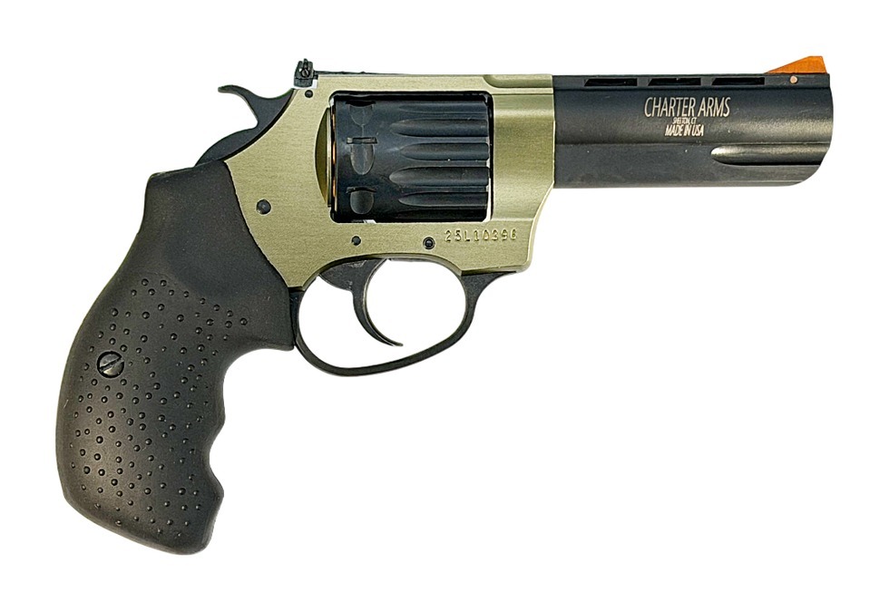 Charter Arms 52336 Pathfinder II Small Frame 22 WMR 8 Shot 3.50" Black Passivate Steel Barrel & Cylinder, OD Green Anodized Aluminum Frame, Transfer Bar Safety, Exposed Hammer