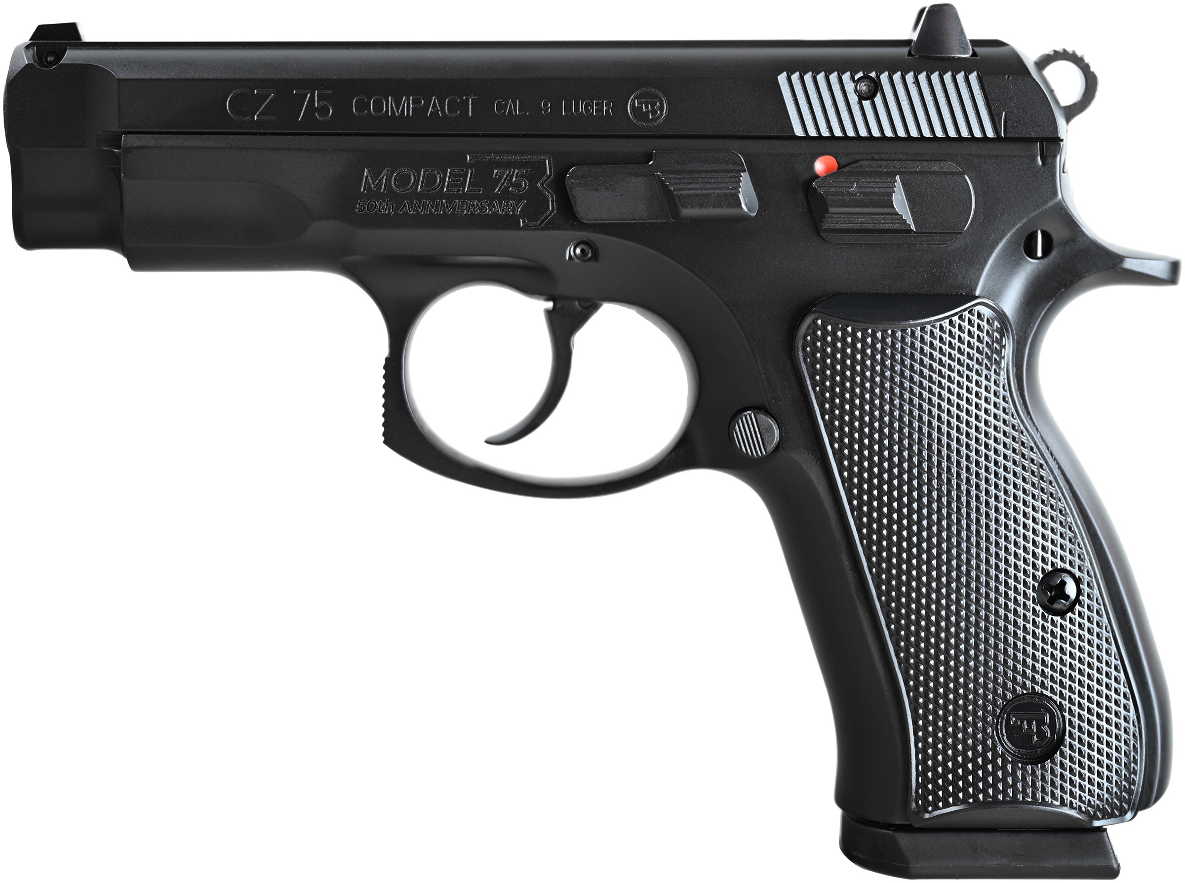 CZ 75 COMPACT 50TH ANNIV ELITE 9MM BLK 15RD